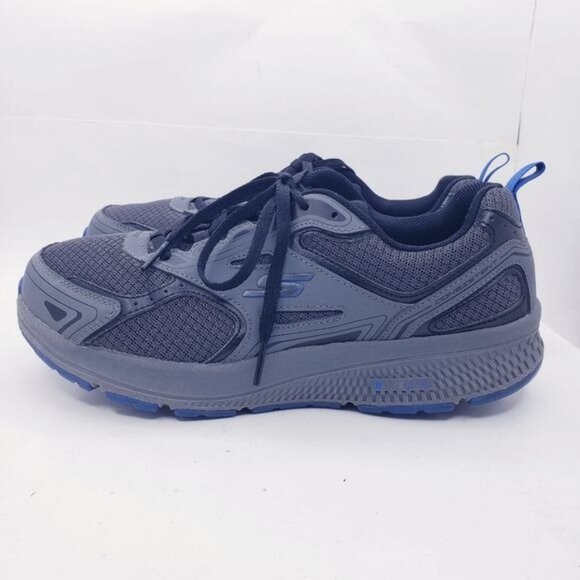 Skechers Gray Go Run Consistent Sneakers Running Shoes Trainers Mens Size 8 Wide - Picture 4 of 14